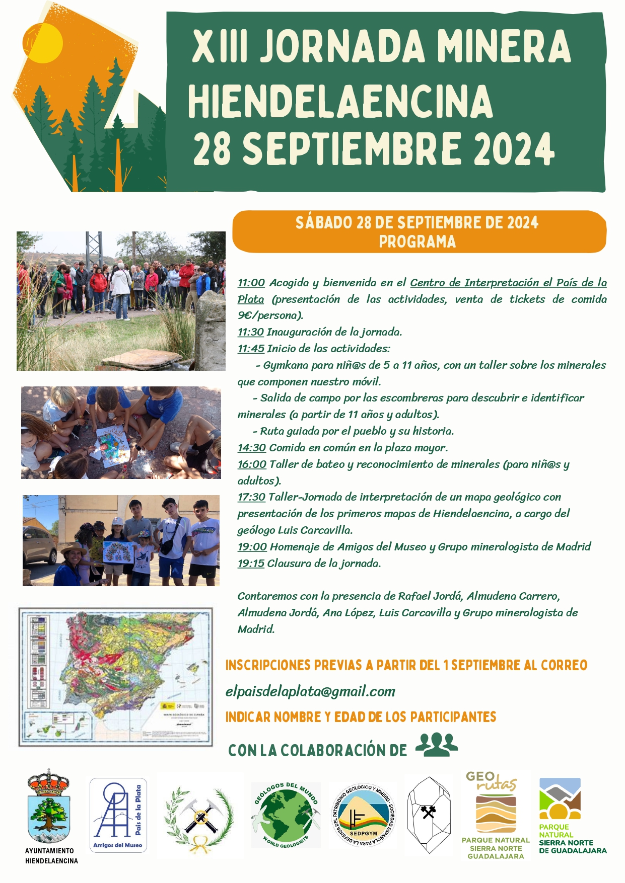 Lee más sobre el artículo XIII Jornada Minera – Hiendelaencina 28 Septiembre 2024